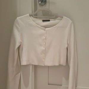 Brandy Melville White Cardigan